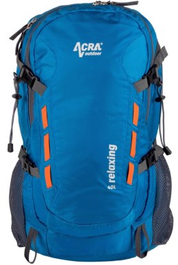Plecak Turystyczny 40 L hiking niebieski BA40-MO ACRA