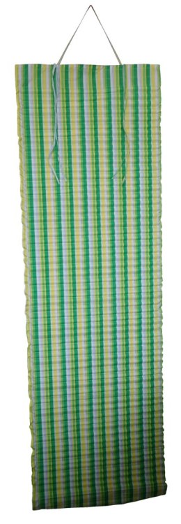 Zwijany Leżak Plażowy Zielony ACRA 170 x 55 x 1,5 cm