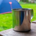 Kubek turystyczny stalowy 600 ml
