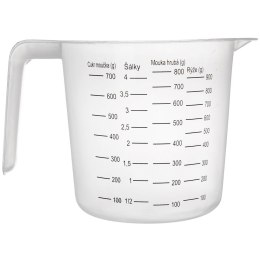 Miarka Kuchenna 1 L Tworzywo Przezroczyste z Uchwytem i Wylewką ORION