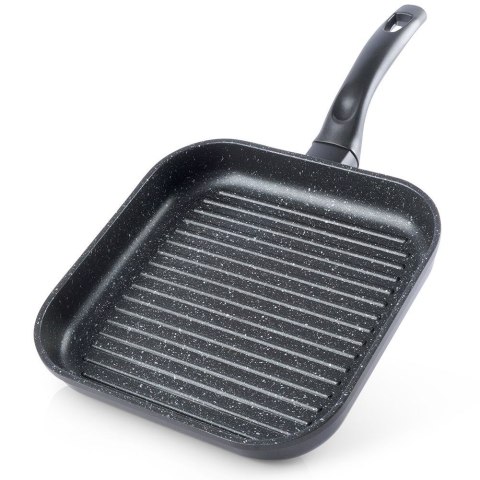 Patelnia grillowa grill 26x26 cm granitowa GRANDE