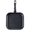 Patelnia grillowa grill 26x26 cm granitowa GRANDE