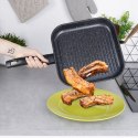 Patelnia grillowa grill 26x26 cm granitowa GRANDE