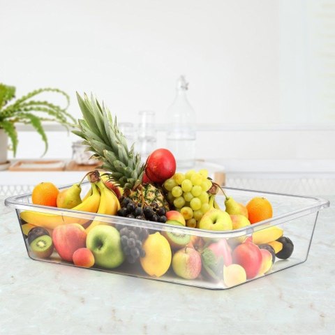 Pojemnik Organizer do Lodówki 4,5 L 35 x 25 x 7 cm HOBBY LIFE Przezroczysty