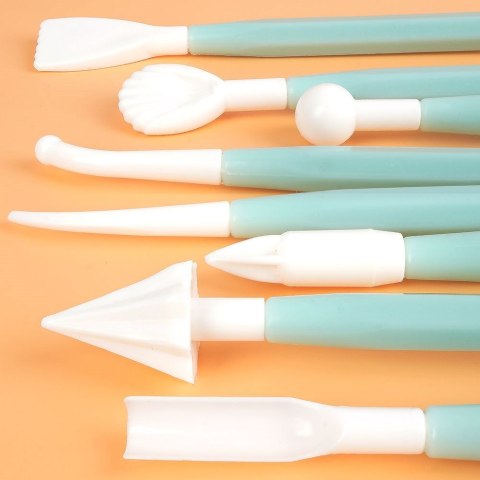 Szpatułki do Dekoracji Tortów Zestaw 8 el. VILDE do Mas Cukierniczych