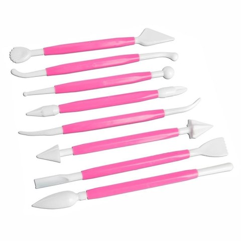 Szpatułki do Modelowania Mas Cukierniczych Zestaw 8 el. ORION Kreatywne