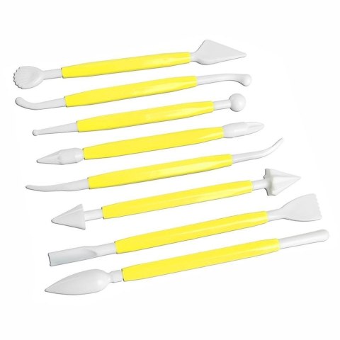 Szpatułki do Modelowania Mas Cukierniczych Zestaw 8 el. ORION Kreatywne