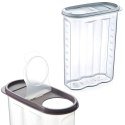 Pojemnik na Sypkie z Miarką Dozownik 2,4 L HOBBY LIFE Zmywarka 24 x 19 cm