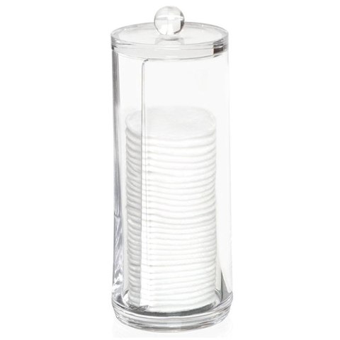 Pojemnik na Płatki Kosmetyczne z Podajnikiem 7,5 x 20 cm ORION Pionowy