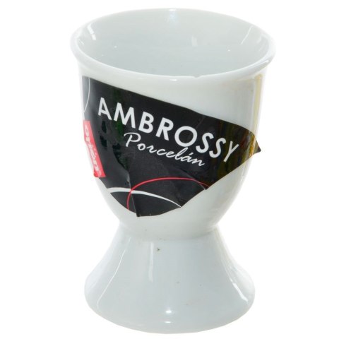 Podstawka na Jajko Porcelanowa Biała MONA 7 cm ORION Elegancka do Jaj