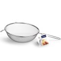 Sitko Kuchenne Stalowe Gęsta Siateczka do Mąki Makaronu 14 cm ORION