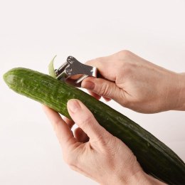 Obierak do Warzyw i Owoców 12 cm Stalowy Podwójny Dekoracyjny ORION