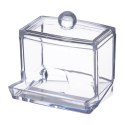 Pojemnik na Patyczki Kosmetyczne z Podajnikiem 9 x 7 x 9 cm ORION Akrylowy