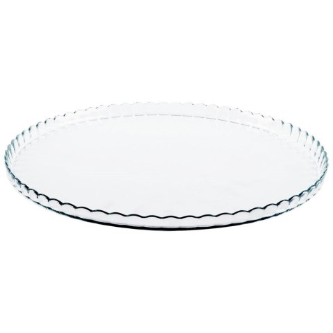 Patera na Tort Przystawki Ciasta Desery Szklana Uniwersalna ORION 32 cm