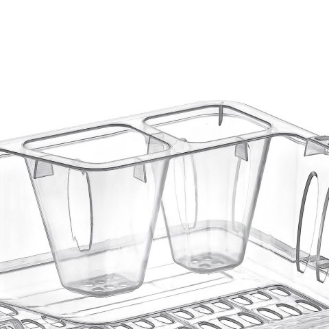 Suszarka do Naczyń 40 x 29 x 8,5 cm z Tacą Tworzywo Białe HOBBY LIFE