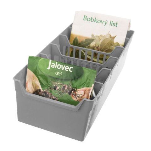 Organizer Pojemnik na Przyprawy Dzielony VILDE 6 Komór 30 x 13 cm