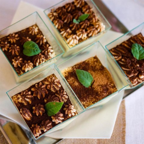 Pucharki Desery Przekąski Tworzywo 6 szt. 120 ml Catering ORION