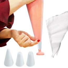 Rękaw Cukierniczy i Tylki Zestaw 12 el. 35 cm Nadziewanie ORION