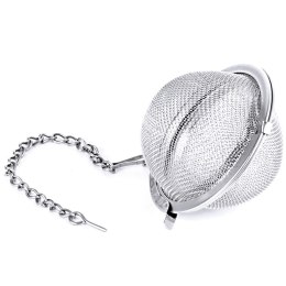 Sitko do Zaparzania Herbaty Kula Stal Nierdzewna na Łańcuszku 5,4 cm ORION