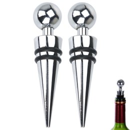 Zatyczka do wina stalowa 9 cm 2 szt.