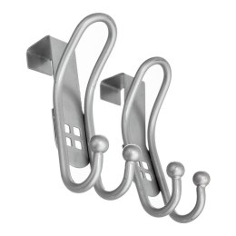 Wieszak na Drzwi Podwójny 2 szt. ORION Stal Nierdzewna 10 cm