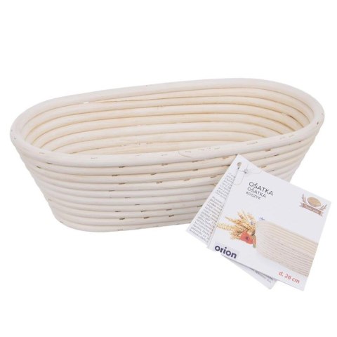 Koszyk do Wyrastania Ciasta na Chleb Rattanowy Solidny ORION 26 x 13 x 9 cm