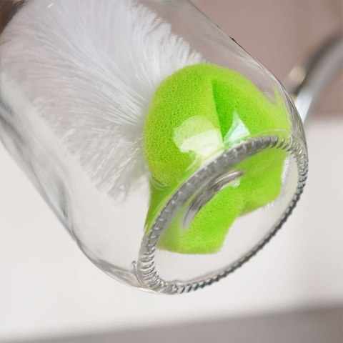 Szczotka do Butelek Wąskich Naczyń z Gąbką Długa Myjka 41 cm ORION