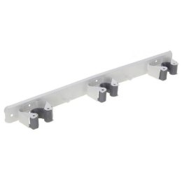 Wieszak na Mopa Potrójny Metalowy PROGARDEN Ścienny 3 Uchwyty 35 cm