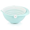 Miska z Obrotowym Cedzakiem ORION 25 cm Bez BPA do Mycia i Odcedzania
