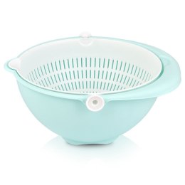 Miska z Obrotowym Cedzakiem ORION 25 cm Bez BPA do Mycia i Odcedzania