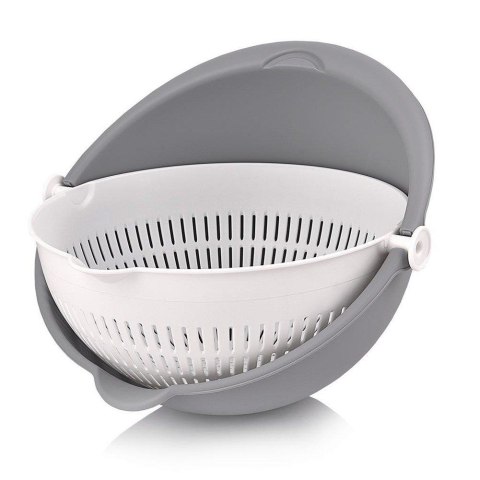 Miska z Obrotowym Cedzakiem ORION 25 cm Bez BPA do Mycia i Odcedzania