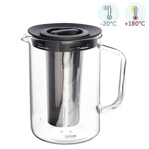 Dzbanek z Zaparzaczem do Herbaty Napary Szklany Żaroodporny ORION 1,6 l