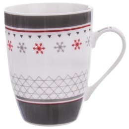 Kubek porcelanowy w serca zestaw komplet kubków do kawy herbaty 340 ml 2 sztuki