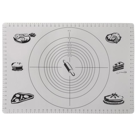 Stolnica Duża z Tworzywa do Wyrabiania Ciasta z Miarką 65 x 45 cm VILDE