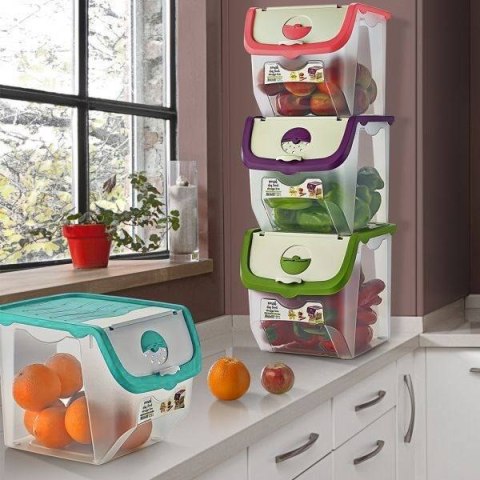 Skrzynka Box Pudło na Warzywa Owoce Cebulę Ziemniaki ORION 12l do Spiżarni