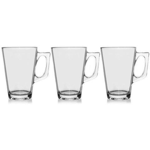 Szklanki do Kawy Latte Zestaw 3 szt. 240 ml EXCELLENT HOUSEWARE Uchwyt