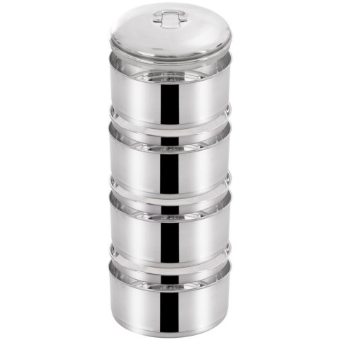 Menażka obiadowa stalowa 4-poziomowa 4x1,3 l