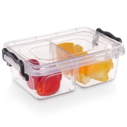 Pojemnik na Żywność Dzielony 500 ml ORION Lunchbox z Klipsami 16,5 x 11 cm