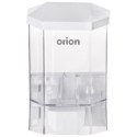 Dozownik do Mydła Ścienny ORION 430 ml Przezroczysty z Montażem do Łazienki