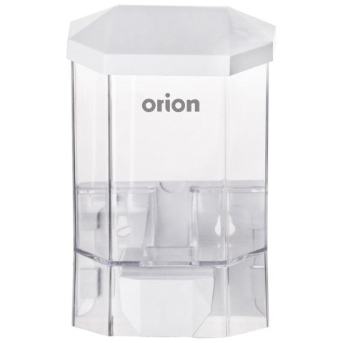 Dozownik do Mydła Ścienny ORION 430 ml Przezroczysty z Montażem do Łazienki