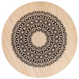 Podstawka pod garnek drewniana MANDALA 20 cm