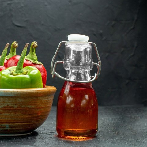 Butelka Szklana EXCELLENT HOUSEWARE 75 ml z Klipsem na Oliwę i Syropy