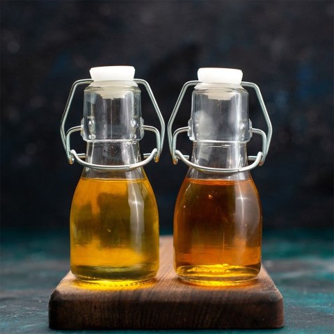 Butelka Szklana EXCELLENT HOUSEWARE 75 ml z Klipsem na Oliwę i Syropy