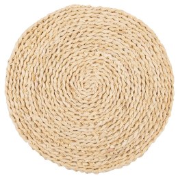 Podkładka na Stół Okrągła Naturalna Boho 35 cm ORION Liście Kukurydzy