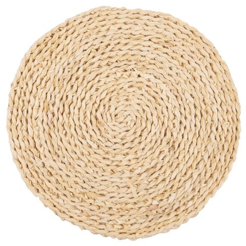 Podkładka na Stół Okrągła Naturalna Boho 35 cm ORION Liście Kukurydzy