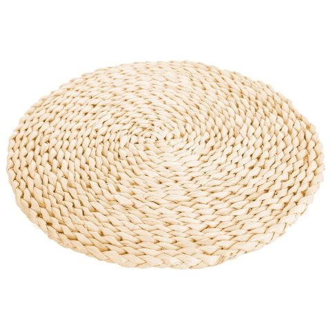 Podkładka na Stół Okrągła Naturalna Boho 35 cm ORION Liście Kukurydzy
