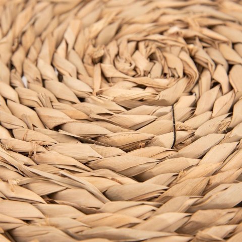 Podkładka na Stół Okrągła Naturalna Boho 35 cm ORION Liście Pałki Wodnej