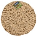 Podkładka na Stół Okrągła Naturalna Boho 35 cm ORION Liście Pałki Wodnej
