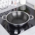 Patelnia stalowa wok nieprzywierający premium COOKCELL HYBRYD 28 cm