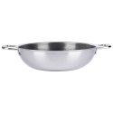 Patelnia stalowa wok nieprzywierający premium COOKCELL HYBRYD 28 cm